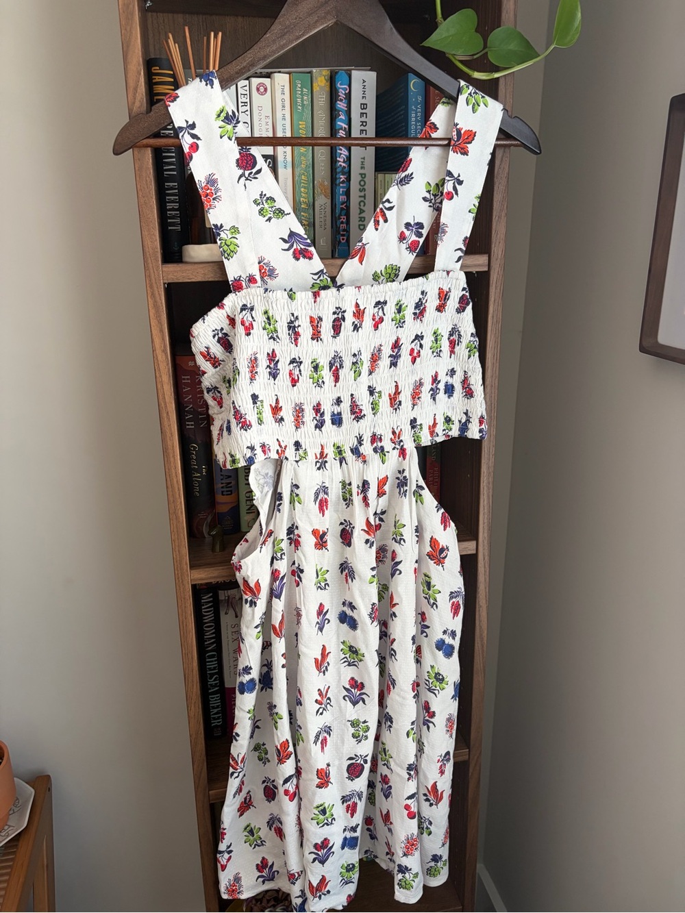 Anthropologie Floral Sundress with Smocked Bodice